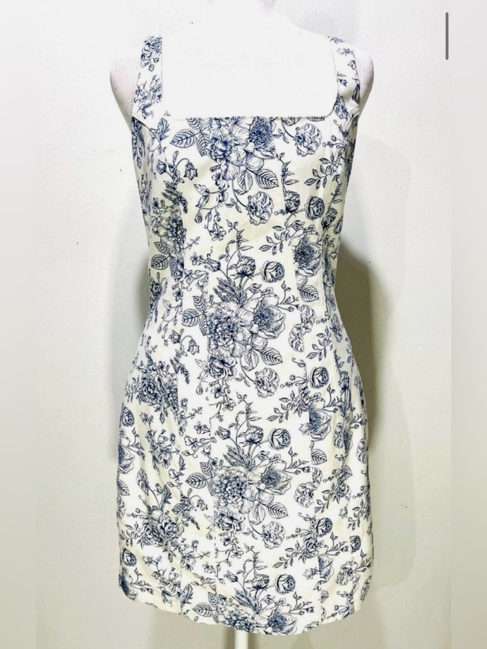 This is a Christian Lacroix square-neck mini dress size 2